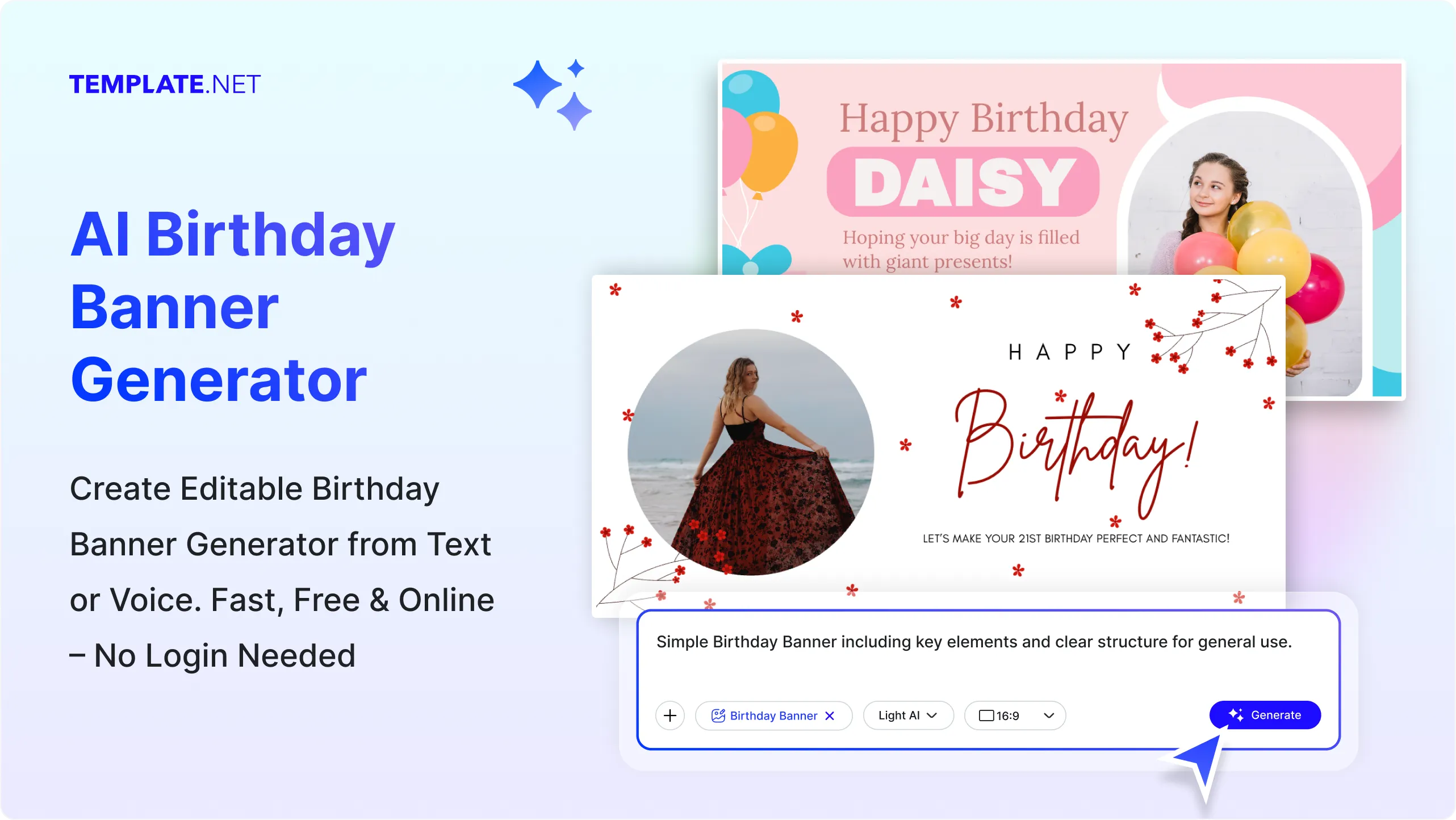 Free AI Birthday Banner Generator, Create Birthday Banner image Designs Online [ No Signup ]